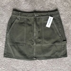 NWT✨PacSun Army Green Skirt